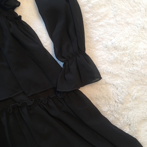 Beautiful SHEIN tiered long sleeve dress🖤 - Picture 5 of 7